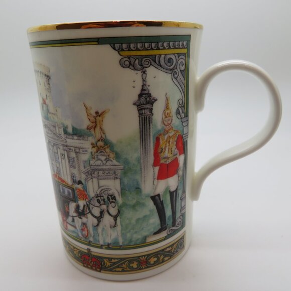 Tea Coffee Bone China Mug Cup England Horseguards Palace Carriage Clock Towers - Picture 11 of 13